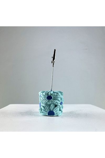 Melouro Light Blue Daisy Note Holder