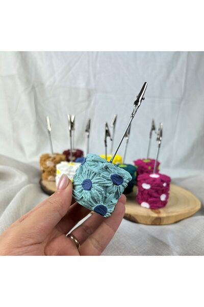 Melouro Light Blue Daisy Note Holder