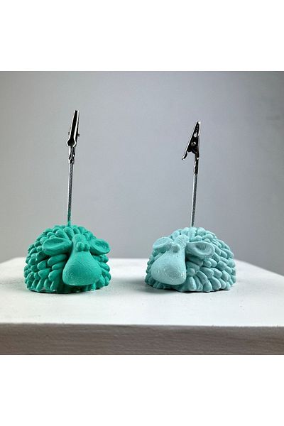 Melouro Lamb Note Holder Set of 2 (Ice Green - Mint)