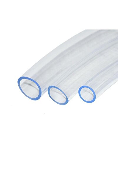 bym yapı 1/2" Şeffaf Kalın Silikonlu Su Hortumu 12 Mm Çapında - 20 Metre