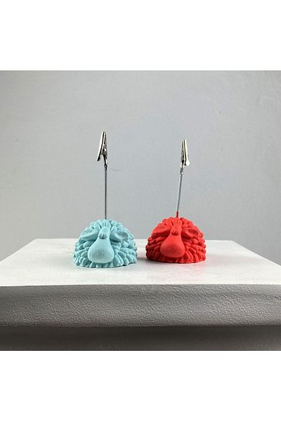 Melouro Lamb Note Holder Set of 2 (coral - Mint)