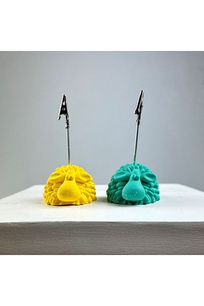 Melouro Lamb Note Holder Set of 2 (Ice Green - Yellow)