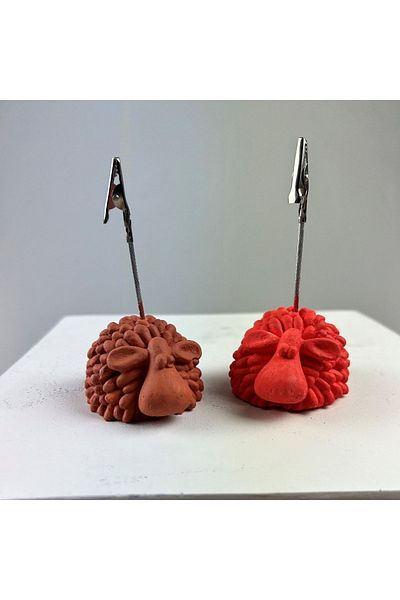 Melouro Lamb Note Holder Set of 2 (coral-ice Green)