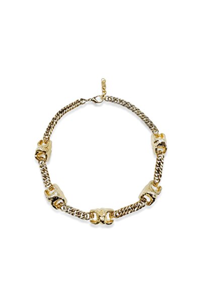 Bayemeyc Fama Altın Kaplama Choker Kolye