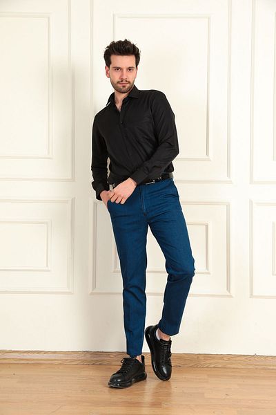 ModaPlaza Men's Thin Fabric Classic Trousers