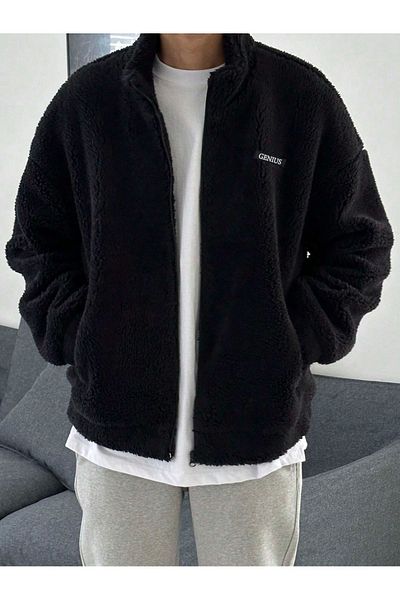 GENIUS STORE Голям суичър от плюшен полар за мъже и жени