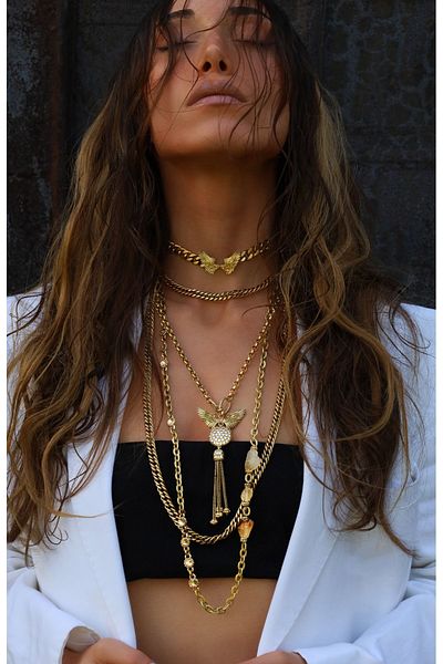 Bayemeyc MIAN ANGEL CANADIAN CHOKER NECKLACE
