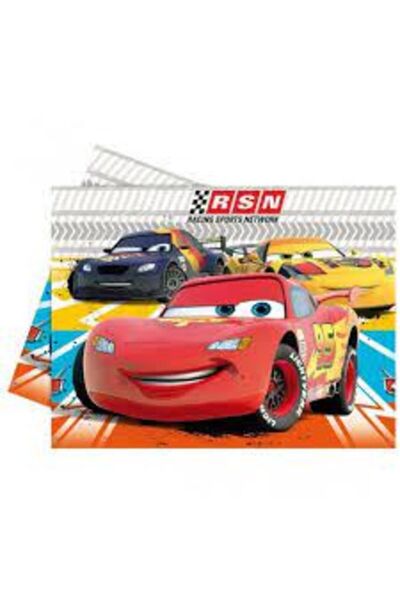 partideyince Cars Arabalar Masa Örtüsü Şimşek Mcqueen