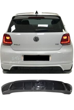 SML Dizayn Volkswagen Polo Mk5 Difuzor Plastik 2009 2017 Polo 6r 6c Arka difizor bodykit ek Piano Black Fiyat Yorumlar Trendyol