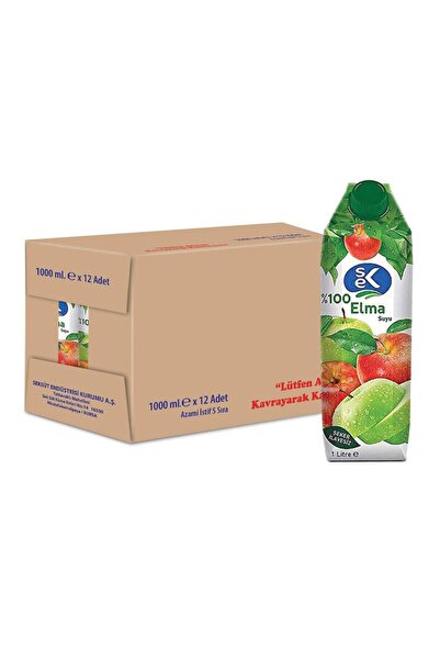 %100 Elma Suyu 1 L X 12