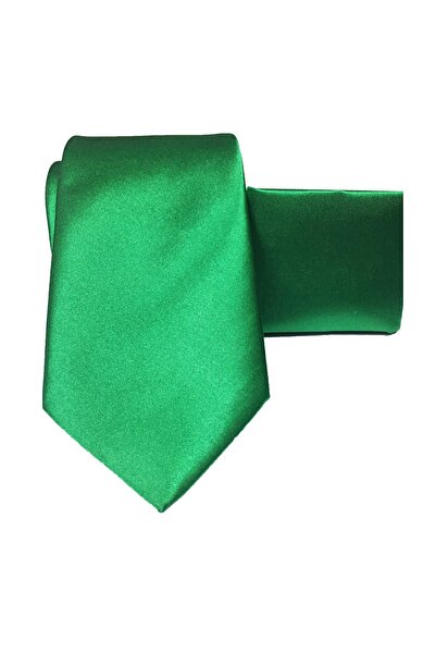 Varetta Zelena Slim fit muška kravata - živopisna i sa maramicom