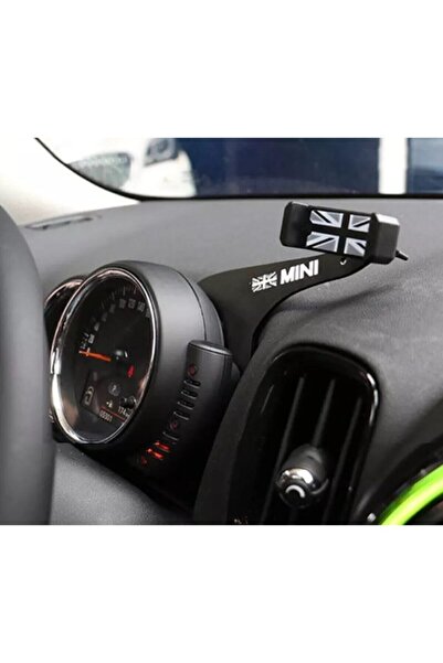 Mini Cooper F54 F55 F56 F57 Araç Içi Telefon Tutacağı - Gri/siyah Ingiliz Bay...