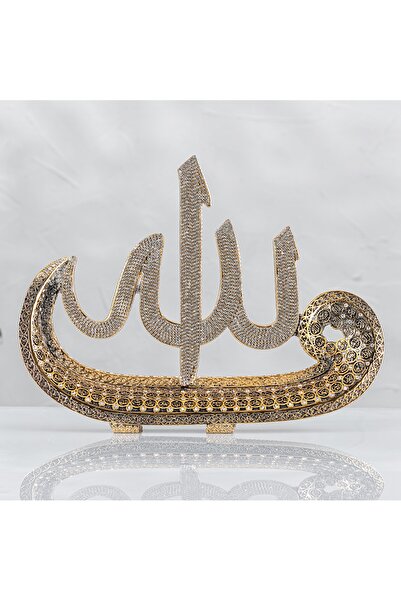 YAĞMUR CAN Vav Lafız Esmaül Hüsna Altın Renk Büyük Boy Ebat : 39 X 31 Cm