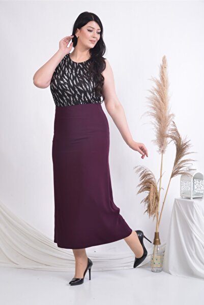 SORALLİNE Fusta A-Line 778 Prune
