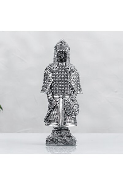 YAĞMUR CAN Zırh Esmaül Hüsna Işlemeli - Gümüş Renk - Ebat : 14 X 34 Cm. Bıblo...
