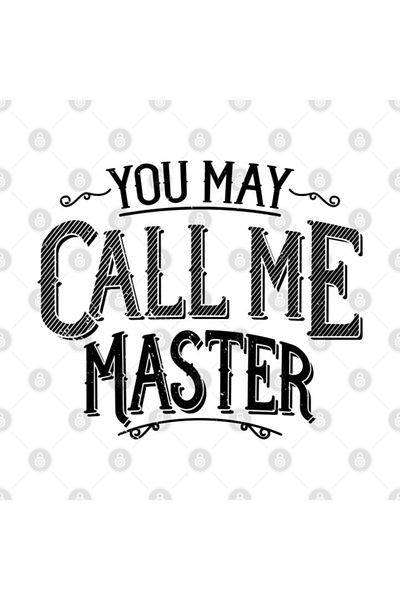 Pixxa تي شيرت التخرج من Master's You May Call Me Master Cup