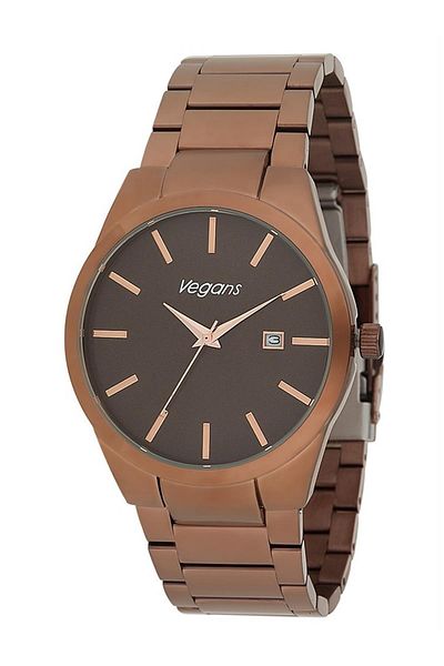 Vegans 2480 Calendar Steel Cord Men's Wrist Watch