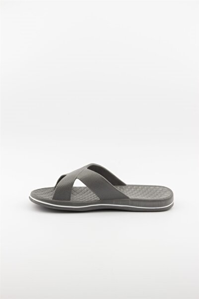 Akınal Bella Men's Gray Summer Slippers
