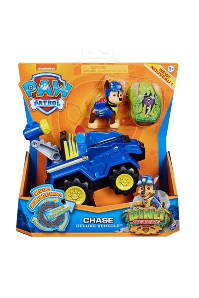Spinmaster 6056930   Paw Patrol Dino Rescue، مركبات Dino Deluxe ذات الطابع ال...