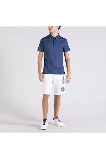 PAUL&SHARK Ανδρικό πλεκτό μπλουζάκι πόλο C.w. Βαμβάκι