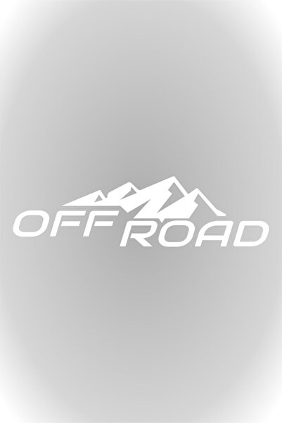 Quart Aksesuar ملصق سيارة Snowy Hill Mountain Off Road باللون الأبيض 20 × 5.5 سم