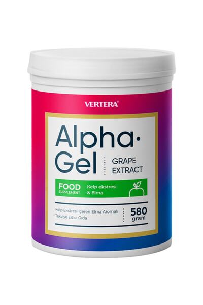 VERTERA Alpha Gel Apple And Laminaria Kelp Ekstresi Içeren Elma Aromalı Takvi...