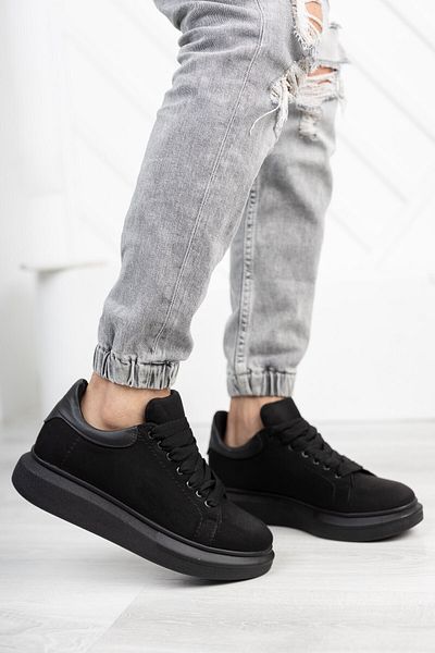 Riccon Suede Μαύρο Unisex Sneaker 0012360