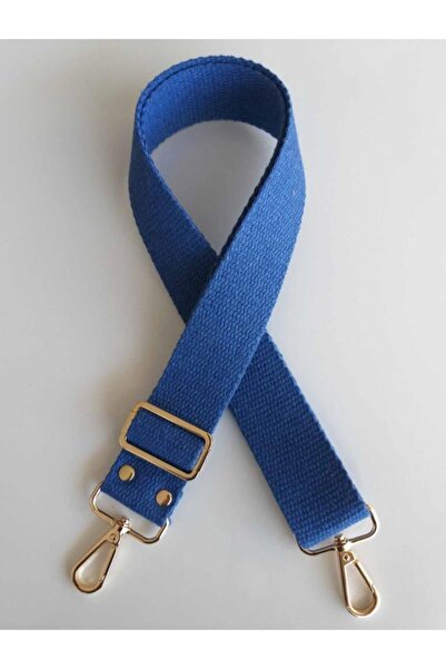 angel çanta aksesuar Coloană Bumbac 120x4 Cm Metal Auriu Deschis Saks Albastru