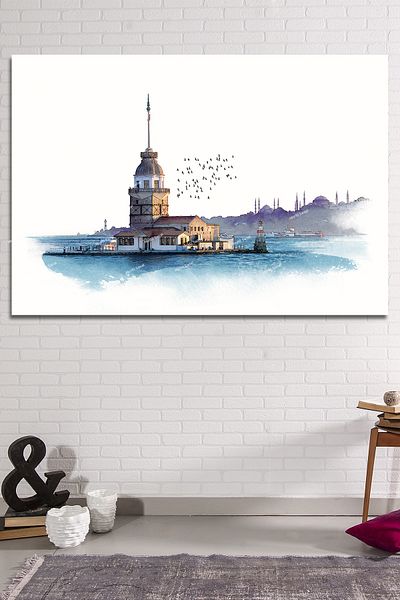 Morfil Sanat Atölyesi Turnul Fecioarei Istanbul Pictură artistică pe pânză