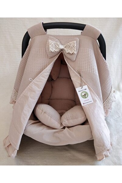 Raduga Collection Puset Örtüsü+puset Minderi+puset Çarşafı 3'lü Set Bej Dante...