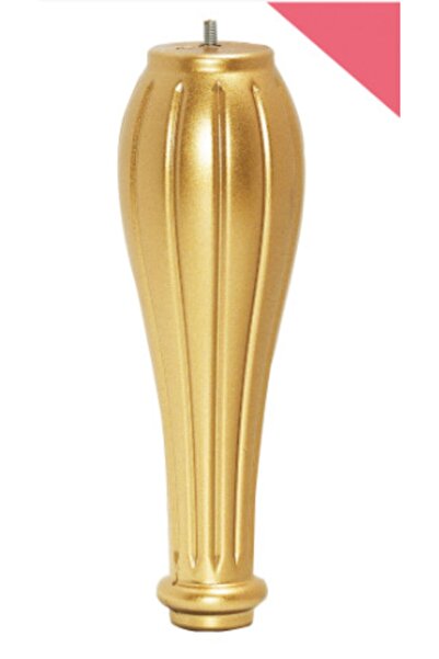 KARAKOÇ Pırlanta 30 Cm Vidalı Gold Plastik Sehpa ,puf, Berjer Ayağı ( 4 Adet)