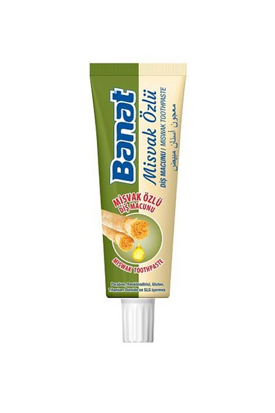 Banat Misvak Essence Toothbrush Set (15 ML TOOTH PASTE AND PROTECTION COVER)