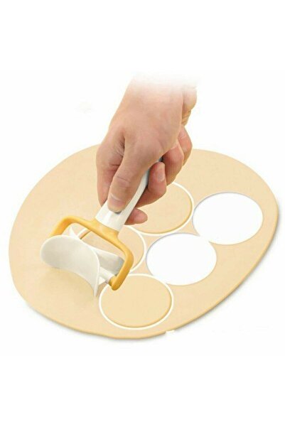 Pink Cat Kitchen جهاز قطع العجين الروليت والبسكويت على شكل دائرة