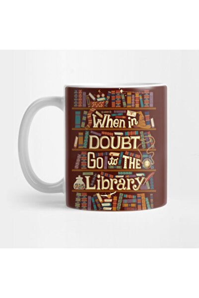 Pixxa Go To The Library Kupa Bardak