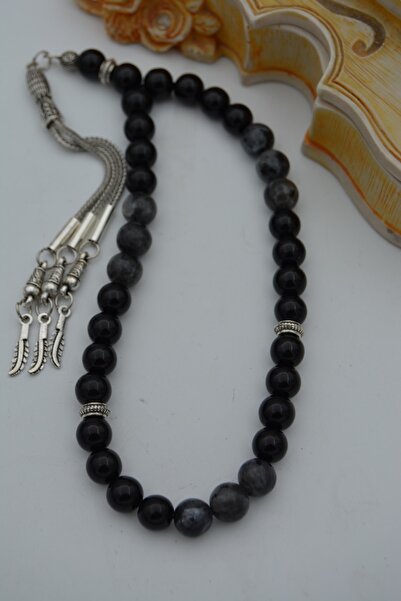 Stoneage Onyx And Labradorite Stone Rosary