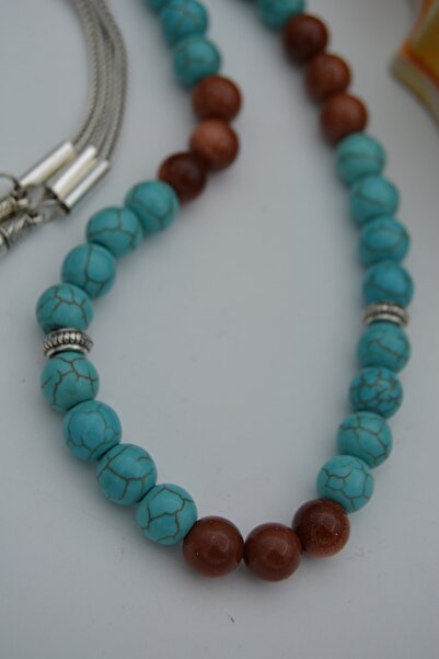 Stoneage Turquoise And Star Stone Rosary