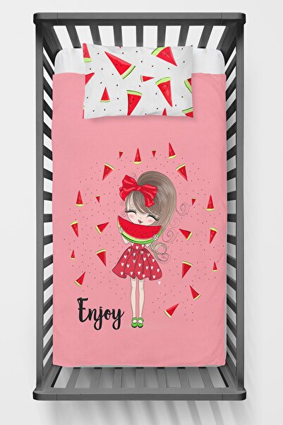 Homamia Baby Bedspread Girl with Watermelon