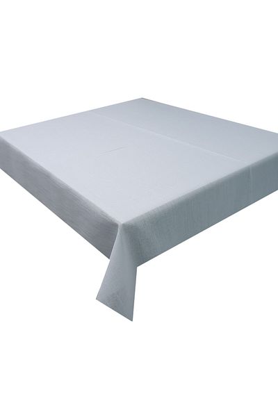 Ekselans Home Linen White Glitter Carefree Living Room Table Cloth