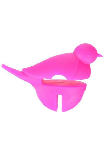 Biomak Spoon Ladle Holder Pot Clip Pot Edge Silicone Bird Shaped Holder Apparatus