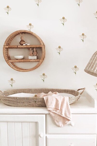 WALLHUMAN Uçan Papatya Çocuk Odası Duvar Stickeri