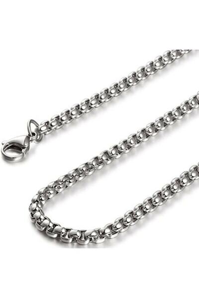 TREND COLLECTİON Gümüş 3 Mm. 70 Cm. Uzun Erkek Zincir Kolye
