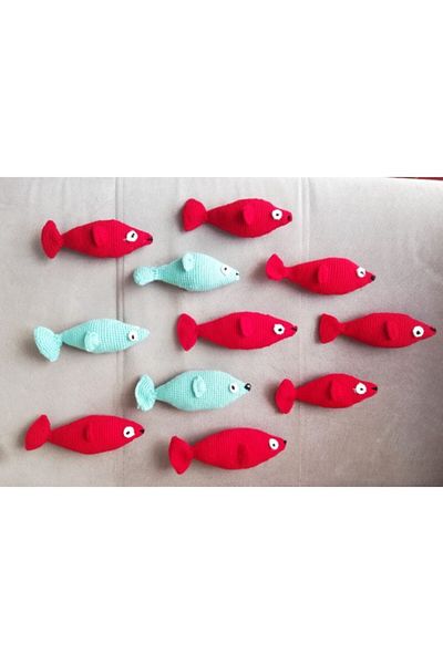 tasarımanya Amigurumi Catnip Fish Toy