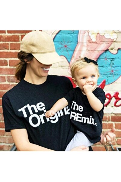 HediyeMania Combinație de tricouri pentru mama și fiica - The Original The Re...