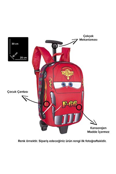 Bagacar Mn Spide Tekerlekli Erkek Çocuk Sırt Çantası