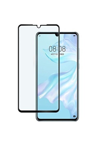 Miscase Huawei P30 Uyumlu Tam Kaplayan Fiber Nano Ekran Koruyucu Siyah