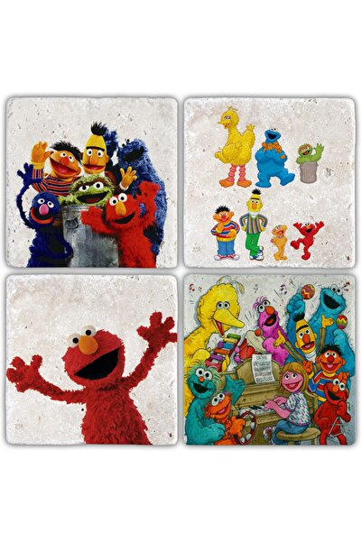 Natural Stone Coaster- Set of 4 (10 cmx10 cm)