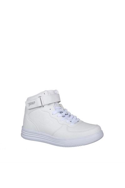 Jump Λευκά - 16308 Unisex Αθλητικά Παπούτσια Ankle Basket