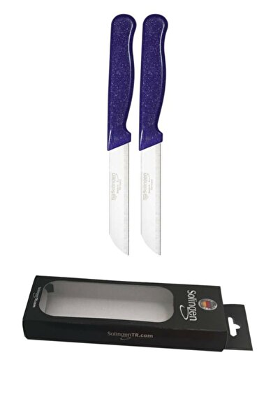 Solingen Mor Simli 2li Meyve Sebze Bıçağı