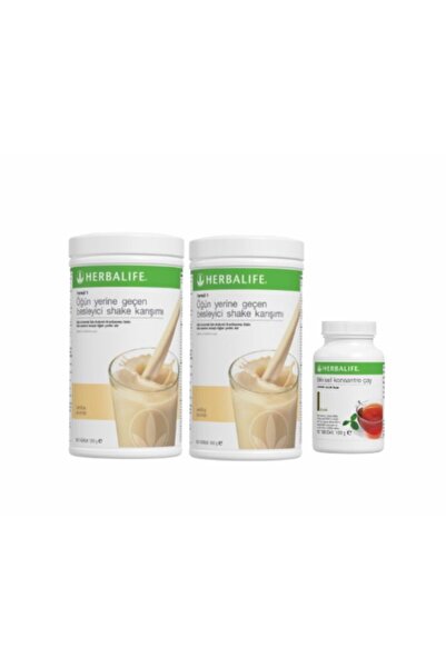 Herbalife 2 Adet Vanilya Aromalı Shake+100gr Çay