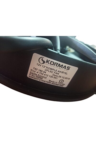 KORMAS Balya Makinası Bağlama Fanı